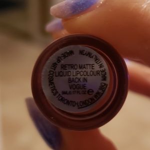 MAC Retro Matte Liquid Lipstick Back in Vogue